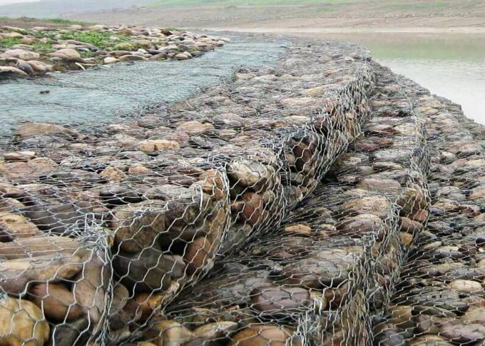 XINGEBIN Galvanised Steel Stone Cage , Welded Mesh Gabion Baskets 3