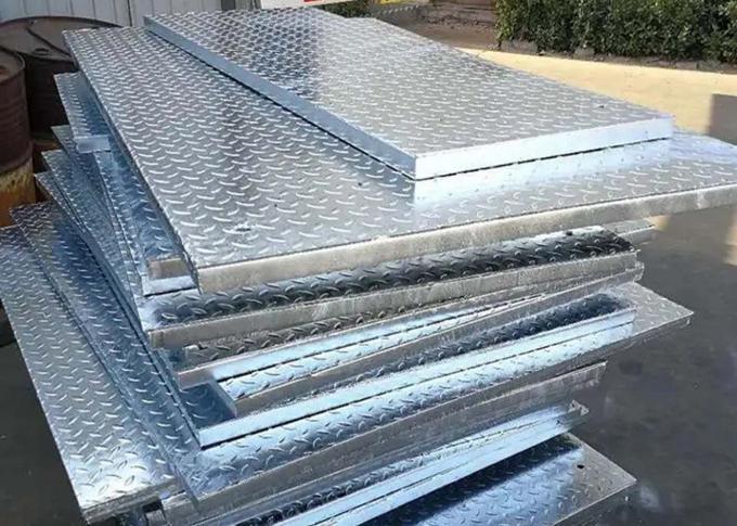 304 SS Floor Drain Grating hot dipped Galvanized Serrated Bar Grating 1