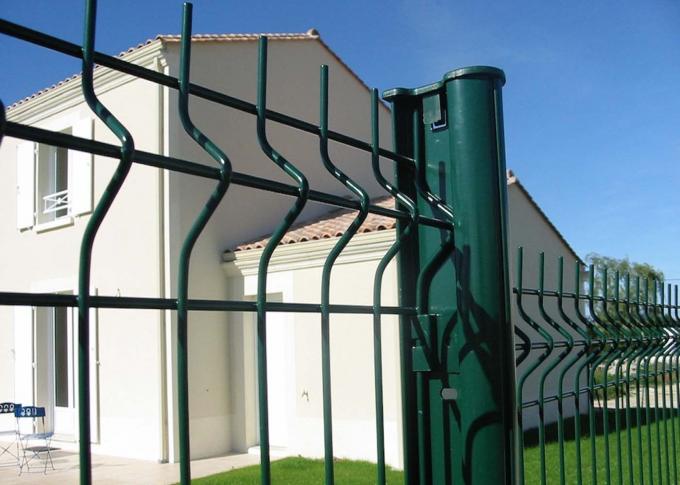 Security Welded Wire Mesh Fence 0.5mm-2.5mm Wire Gauge Color Customized 3
