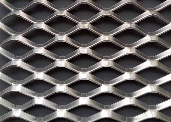 Stainless Steel Expanded Metal Diamond Mesh For Floor Gratings 0