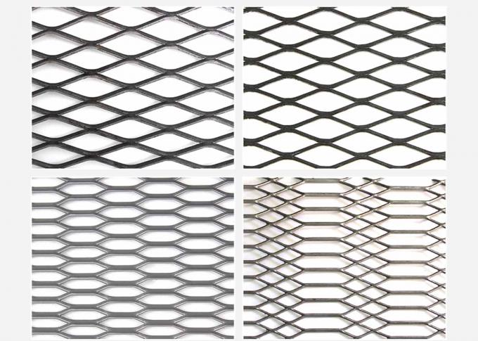 Decorative Stainless Steel Expanded Metal Lath , Galvanized Diamond Mesh 2