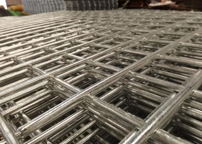 Zinc Coated 6 Gauge Wire Mesh Panel , 10cmx10cm Welded Mesh Gabion 0