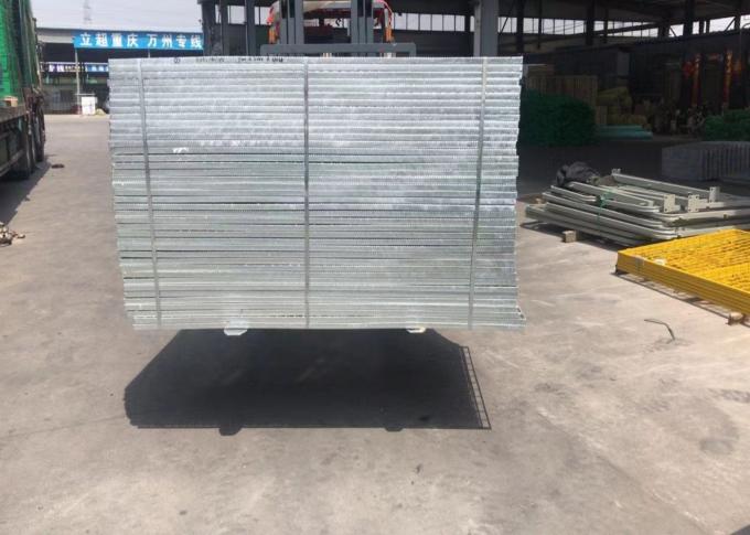 I Type Welded Steel Bar Grating Heavy Duty Metal Grid Flooring 3