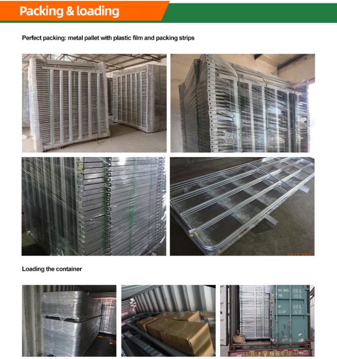 Cattle fence panel for livestock or farmyard with hot dipped galvanized 5