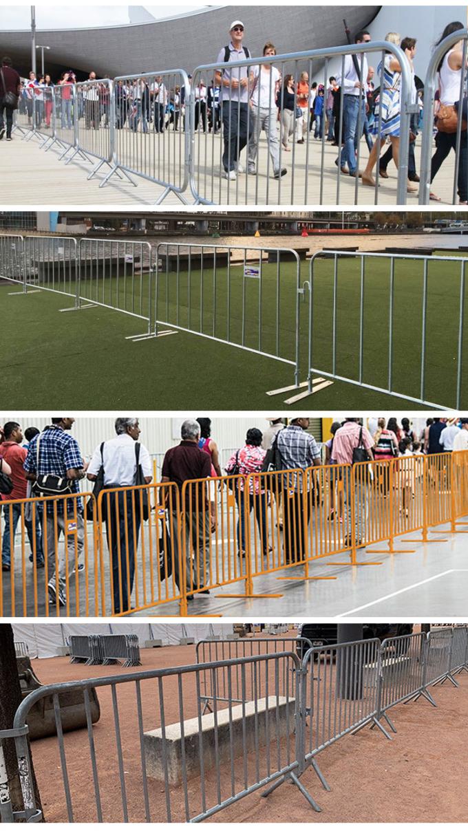 Customized temporary fence crowd control barrier portable fencing 2.0M X 1.2M 3