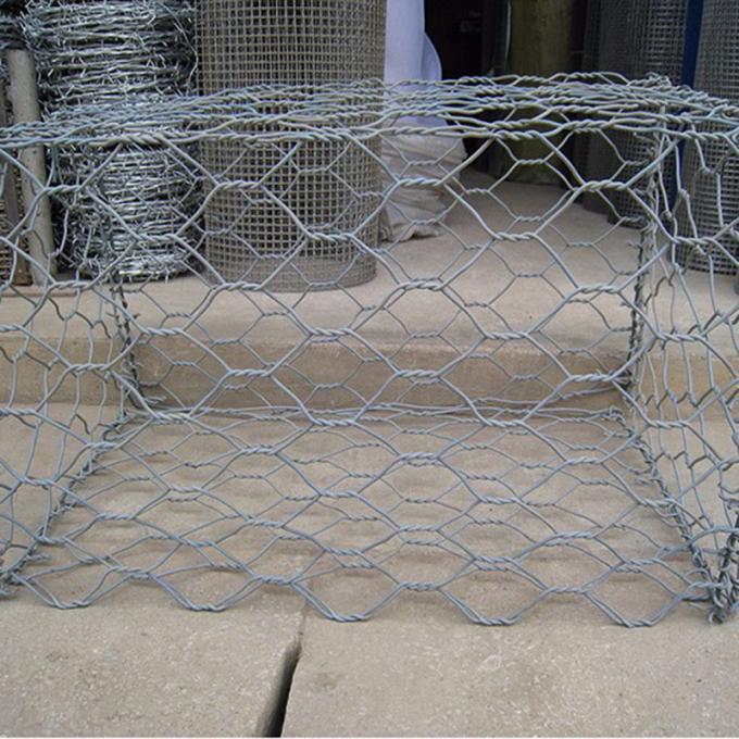 60x80mm Hot Dipped Galvanized/PVC Coated Gabion Cage Chinese factory 1