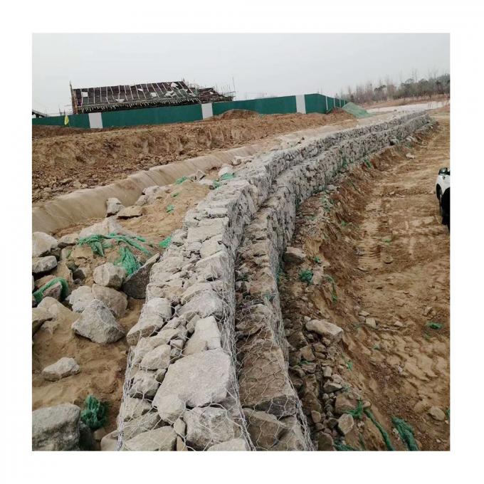 60x80mm Hot Dipped Galvanized/PVC Coated Gabion Cage Chinese factory 6