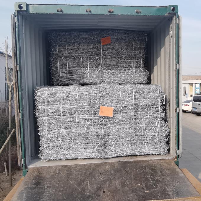 60x80mm Hot Dipped Galvanized/PVC Coated Gabion Cage Chinese factory 7
