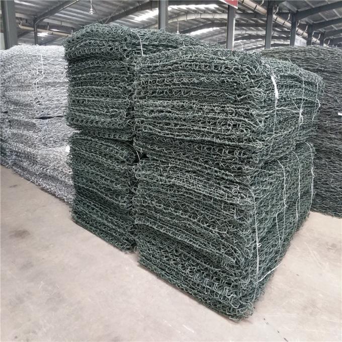 Double Twist Weaving Gabion Basket 60x80mm Mesh Size for Landscaping Projects 5