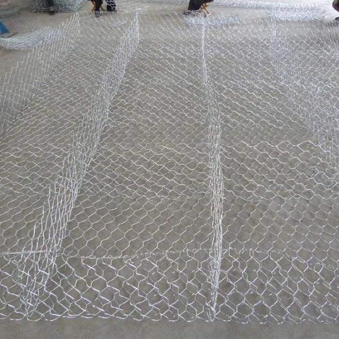 Stainless Steel Gabion Box Double Twist Weaving Leno mettress 1