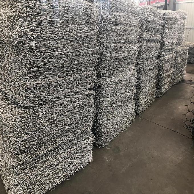 Stainless Steel Gabion Box Double Twist Weaving Leno mettress 7