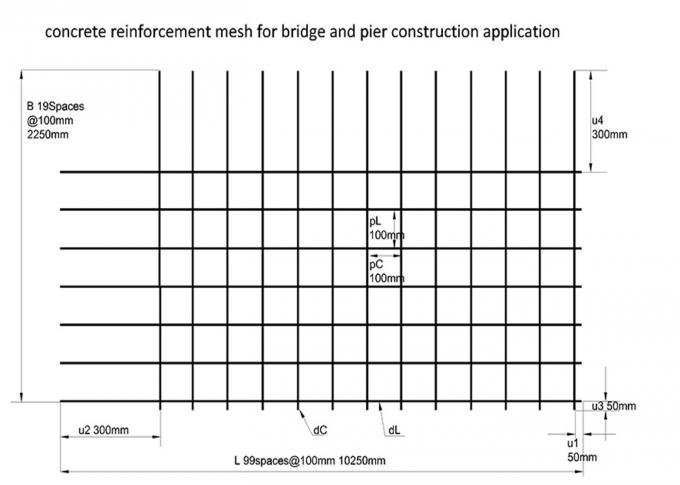 SL62 SL82 2.4m Welded Wire Mesh Reinforcement for Construction 5