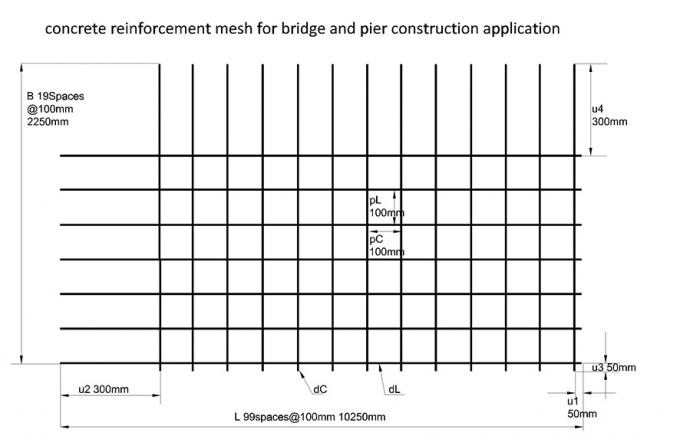 SL102 SL82 Construction Reinforcement Concrete Welded Wire Mesh 3