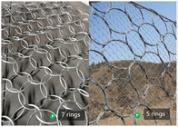 Good price Flexible Rockfall Protection Netting 200KJ-2000KJ Ring Netting For 5 Rings online