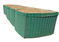 อุปสรรคทางการทหาร Hesco 4.0 มม. 4.5 มม. ติดตั้งง่าย Hesco Gabion Baskets