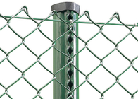 Good price PVC Coated Chain Link Mesh Fence 50*50mm Diamond Security Fence For Pool / Airport online