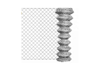 Ventilation Chain Link Mesh Fence 1.0mm-6.0mm With Nylon Mesh