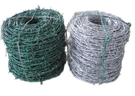 Security Barbed Wire Fence PVC Coated For Farm / Prison