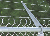 Security Barbed Wire Fence PVC Coated For Farm / Prison