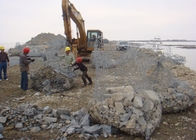 Paniers plongés chauds de Gabion de fil de Galfan de 5% pour des travaux de récupération