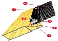 Lưới bảo mật bằng thép không gỉ 304 310 316L, màn hình bảo mật đục lỗ màu đen