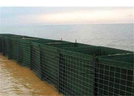 Parede de barreira de inundação HESCO de design modular, tratamento resistente a UV de gabiões de malha soldada