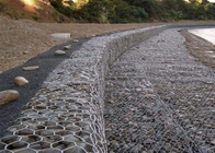 Galvanized Hexagonal Gabion Box 3mX1mX1m Steel Gabion Wall