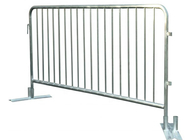 Traffic Metal Crowd Control Barriers / Metal Pedestrian Barriers For Temporary Isolation
