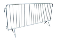 Traffic Metal Crowd Control Barriers / Metal Pedestrian Barriers For Temporary Isolation