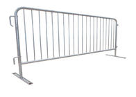 Customized Crowd Control Barriers , Stainless Steel Removable Temporary Fence