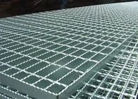 Welded Steel Bar Grating , Serrated Steel Grating for Floor / Walkway