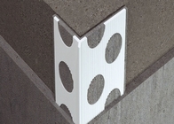 Perlina d'angolo in plastica bianca in PVC lunghezza 3 m per parete interna/esterna