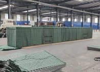 Hot dipped galvanized military defensive barrier wall for flood control