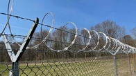 Hot dipped galvanized concertina razor wire BTO-22 security fence