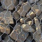 60x80mm Hot Dipped Galvanized/PVC Coated Gabion Cage Chinese factory