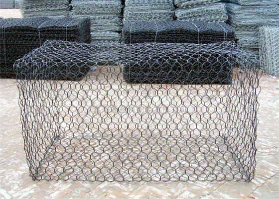 Paniers enduits galvanisés de Gabion de PVC pour protéger la berge