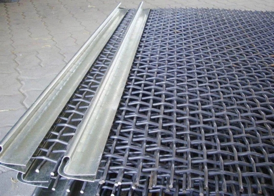 Crimped Woven Screen Wire Mesh 0.6mm-5mm With Hooked