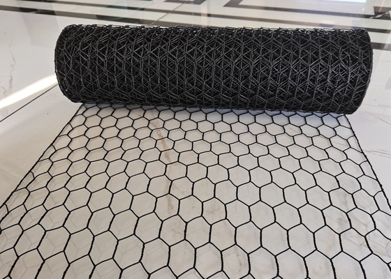 Rede de arame hexagonal revestida de PVC, rede de arame para armadilha de lagostins para aves domésticas