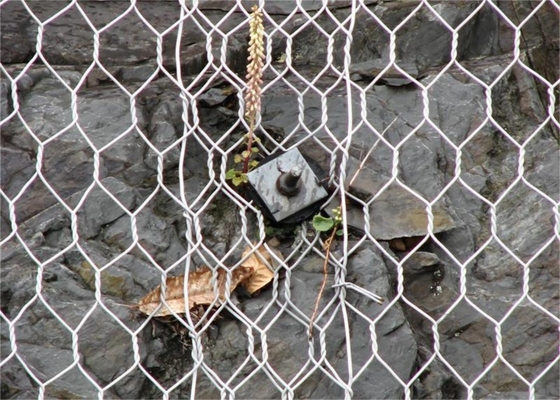 1-30 m/rol Rockfall Protection Netting Wire Mesh ISO9001-gecertificeerd