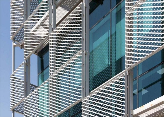 buy Expanded Galvanized Steel Mesh , Architectural Stainless Steel Expanded Mesh online manufacturer