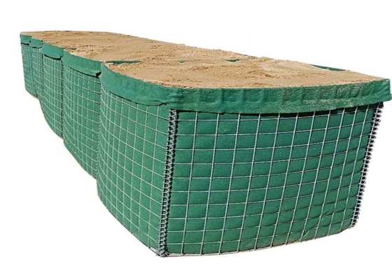 Military / Flood HESCO Barrier , Hesco Bastion Baskets For Modern Wars