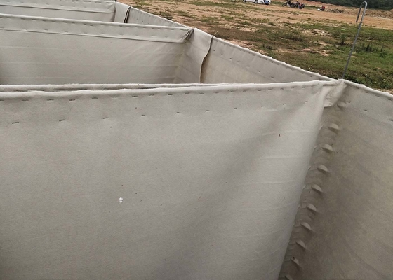 gabbione militare delle barriere Hesco 250g/M2-600g/m2 con cavo galvanizzato immerso caldo
