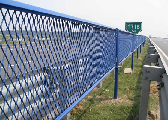 Decorative Expanded Metal Mesh Sheet Size Customized For Highway