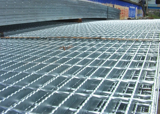 Rustproof Aluminum Walkway Grating , Plain Mild Steel Gratings