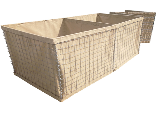 Galfan military hesco barrers wall with hot dipped galvanized welded gabion