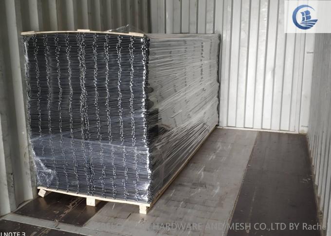 ISO9001 Concrete Wire Mesh Fence Ribbed Welded Steel Wire Mesh 3