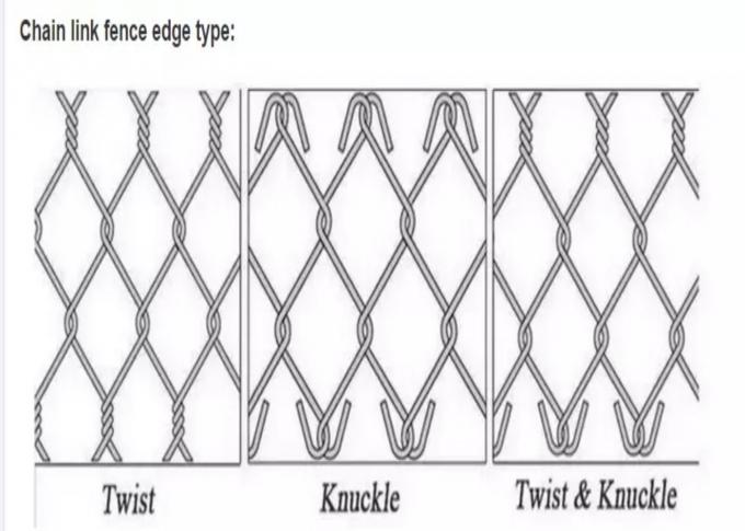 Security Galvanized Chain Link Mesh Fence / Versatile Fence  With Barbed Wire on Top 1