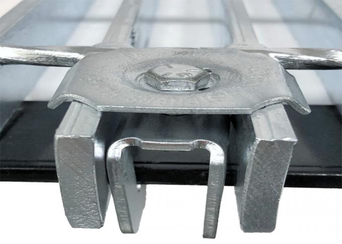 Welded Steel Bar Grate , Durable Metal Bar Grating For Deck Platform 3