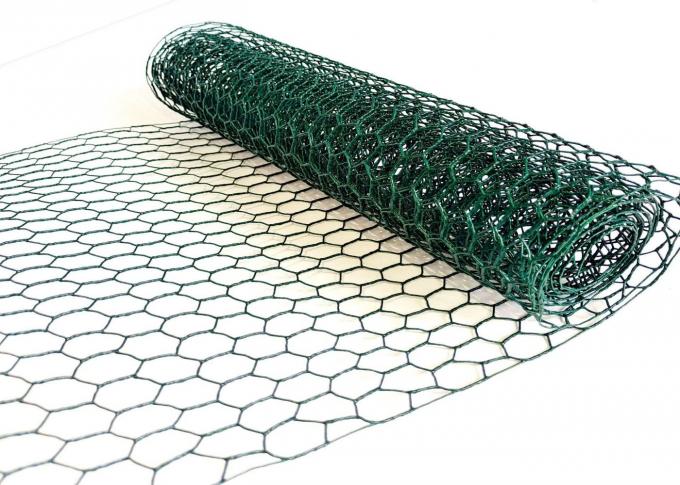 Double Twisted Hexagonal Wire Mesh Roll Vinyl Coated Poultry Wire 1