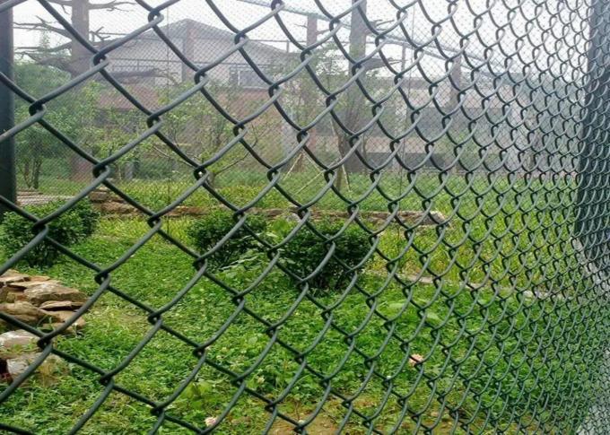 5m-25m Chain Link Mesh Fence PVC Coated Chain Link Fencing 1